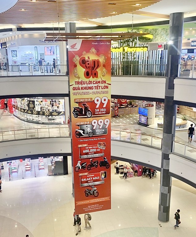 Banner treo sảnh trung tâm TTTM